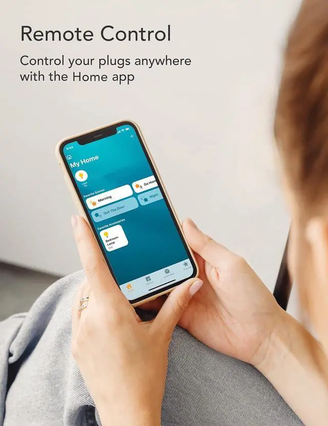 Alt view image 6 of 6 - Nooie Smart Plug Compatible with Alexa, WiFi Outlet Smart Socket with Child Lock and Timer Countdown Function, No Hub Required for Smart Home Life
