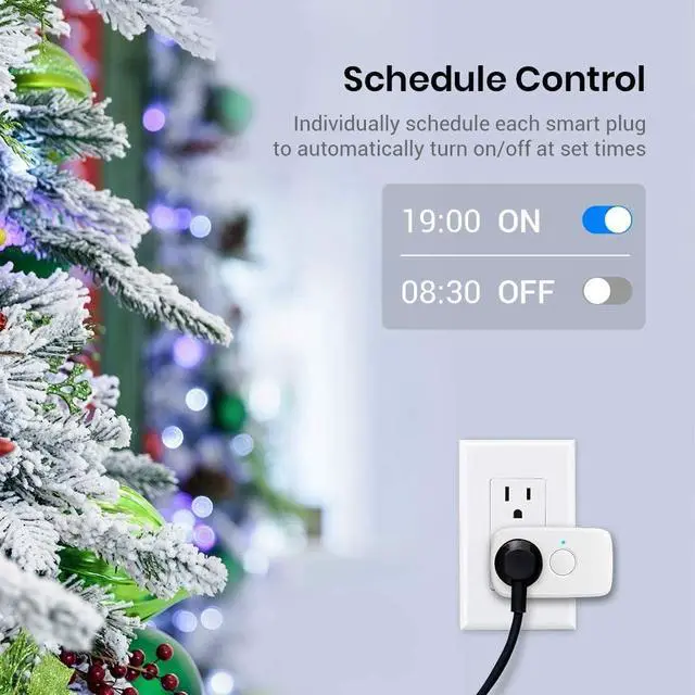 Alt view image 5 of 7 - BroadLink Smart Plug (NoAPP Version), Mini Wi-Fi Timer Smart Outlet Socket Works with Alexa/Google Home/IFTTT, No Hub Required, Remote Control Anywhere
