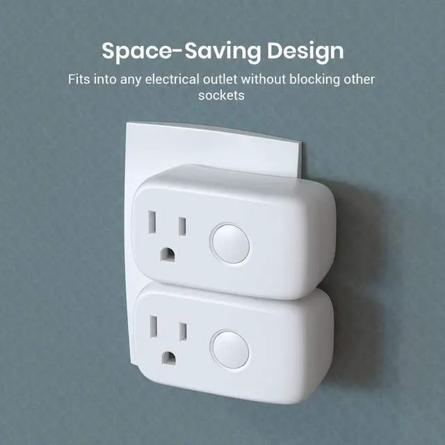 Alt view image 2 of 7 - BroadLink Smart Plug (NoAPP Version), Mini Wi-Fi Timer Smart Outlet Socket Works with Alexa/Google Home/IFTTT, No Hub Required, Remote Control Anywhere