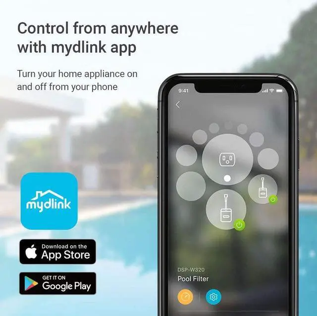 Alt view image 3 of 7 - D-Link Outdoor Smart Plug, D-Link Wi-Fi Smart Outlet With 2 Grounded Sockets + 1 USB Port, Smart Home Voice Control, Works With Amazon Alexa, Google Assistant and IFTTT - (DSP-W320) | Black