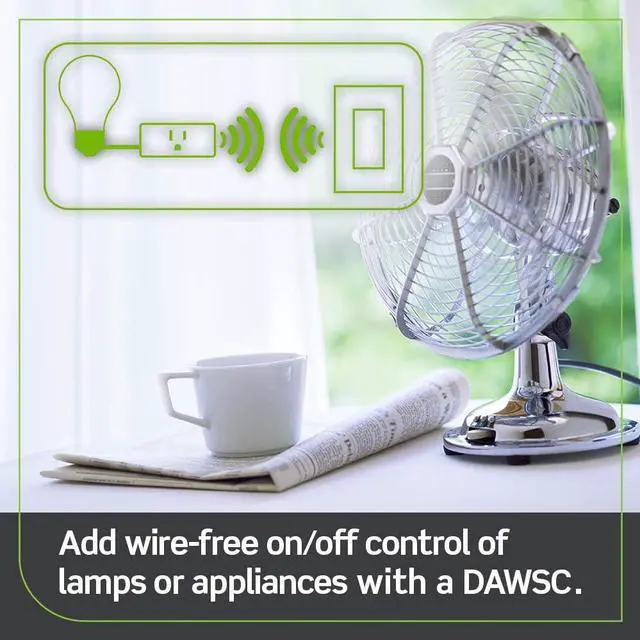 Alt view image 5 of 7 - Leviton D215P-2RW Decora Smart Wi-Fi Mini Plug-in Switch (2nd Gen), Works with Hey Google, Alexa, Apple HomeKit/Siri, and Anywhere Companions, No Hub Required , White