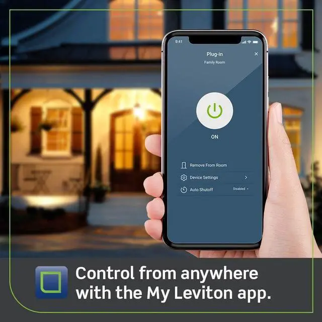 Alt view image 7 of 7 - Leviton D215P-2RW Decora Smart Wi-Fi Mini Plug-in Switch (2nd Gen), Works with Hey Google, Alexa, Apple HomeKit/Siri, and Anywhere Companions, No Hub Required , White