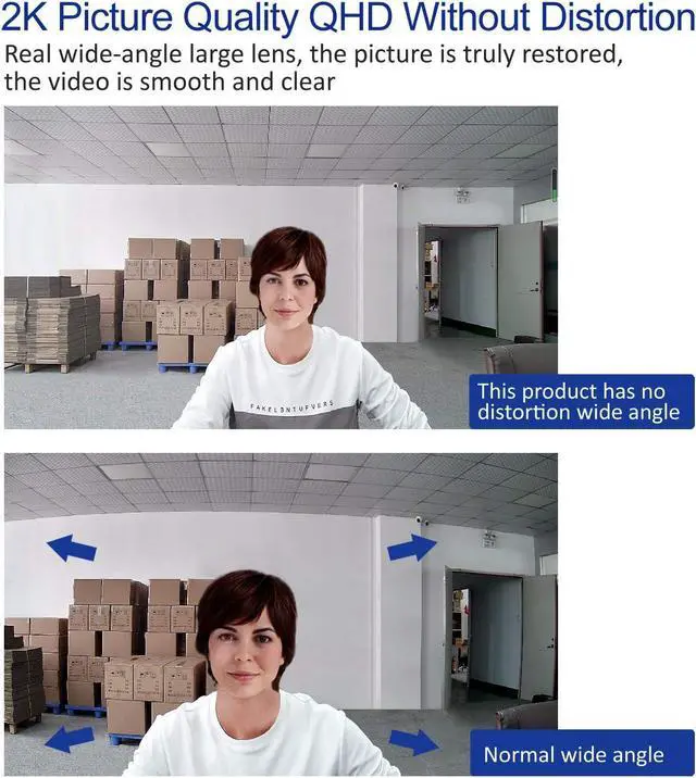 Alt view image 6 of 6 - 2k Webcam with Ring Light for Gaming Video Calling Recording and Conferencing, Streaming Webcam for PC Mac Laptop Desktop, Wide Angle Web Camera, Built in Noise Cancelling Microphone, Plug and Play