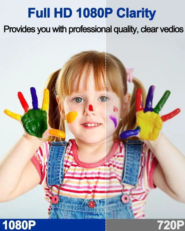 Alt view image 3 of 7 - Webcam with Light - 1080P Webcam for PC with Built-in Privacy Cover & Mic, Camii StreamCam, Plug and Play, Web Camera for Streaming, Online Learning, Zoom Meeting Skype Teams, Mac Laptop Desktop