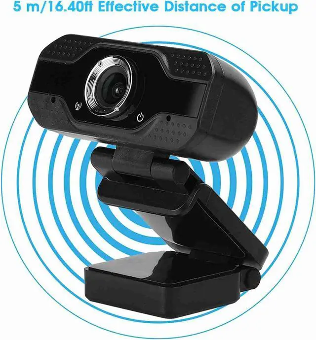 Alt view image 3 of 4 - Full HD 1080P Web Camera Webcam with Microphone 30FPS Computer Camera USB PC Webcam Laptop or Desktop Webcam for Video Conferencing, Recording & Streaming, Built in Mic, Plug and Play