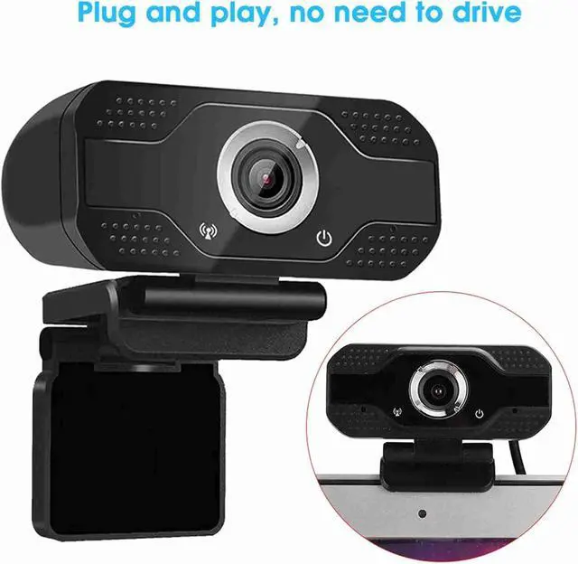 Alt view image 7 of 7 - 1080P Webcam with 3D Digital Noise Reduction Microphone, 2MP HD Web Camera USB, DriverFree Webcams for Video Streaming, Conference, Game,Study