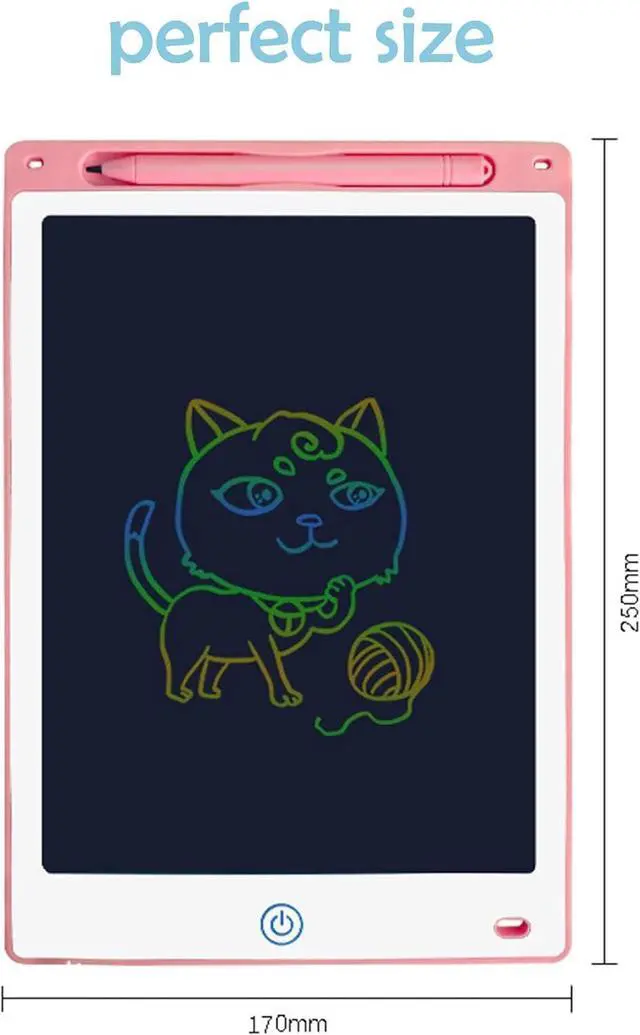 Alt view image 6 of 6 - LCD Writing Tablet, Doodle Board for Kids Drawing Board,10-Inch Writing Graffiti Board, Portable Board Handwriting Tablet Drawing Board,for Children,Adult at Home, School,Office with Lock Erase Button