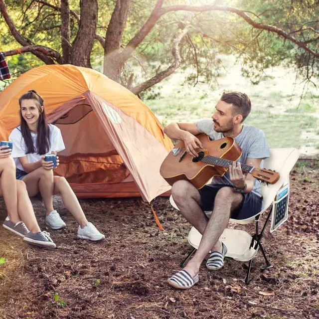 Alt view image 7 of 7 - TRATHM Camping Chair, Lightweight Folding Camp Chair Backpacking Chairs, for Camping, BBQ, Beach, Travel, Picnic