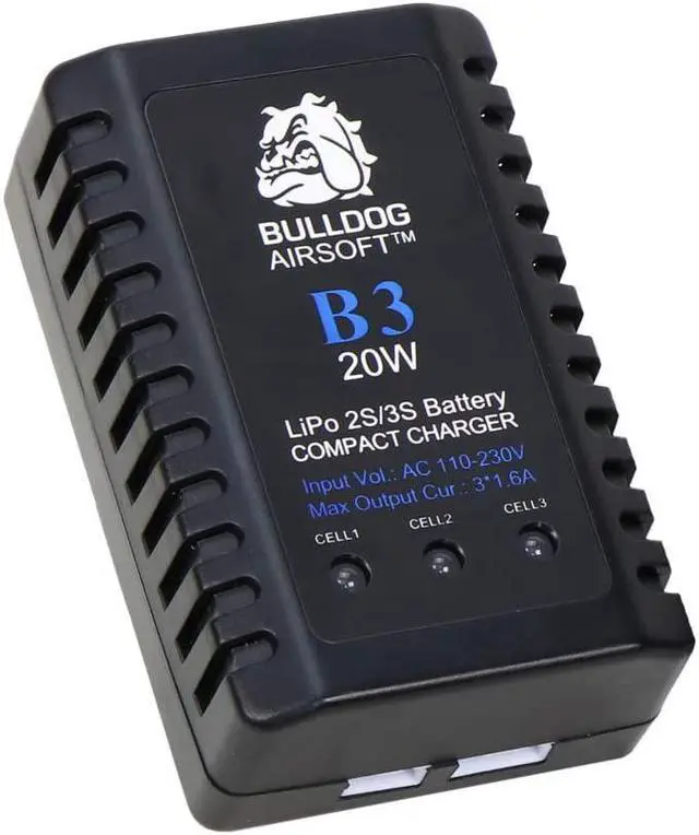 Alt view image 2 of 3 - BULLDOG AIRSOFT Li-Po Battery Smart Compact Balance Charger 20W for 2S 3S Li-Po Battery