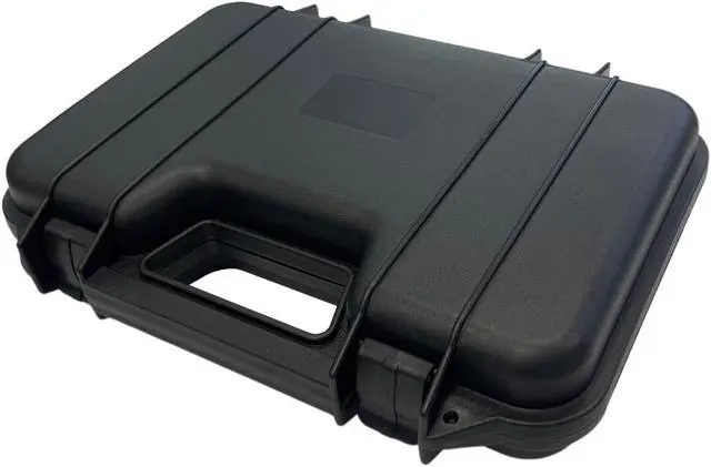 Alt view image 6 of 7 - Hard Pistol Case Foam Padded Sporting Goods Airsoft BB Guns Storage Carrying Handle Lockable - Black
