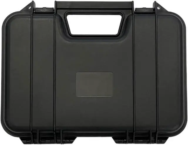 Alt view image 4 of 7 - Hard Pistol Case Foam Padded Sporting Goods Airsoft BB Guns Storage Carrying Handle Lockable - Black