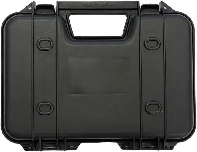 Alt view image 5 of 7 - Hard Pistol Case Foam Padded Sporting Goods Airsoft BB Guns Storage Carrying Handle Lockable - Black