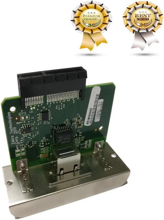 Alt view image 3 of 4 - P1038204-01 Printer Internal Ethernet Print Server Network Card For Zebra ZT210/220/230