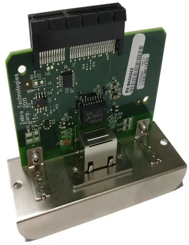 Alt view image 6 of 7 - P1038204-01 Printer Internal Ethernet Print Server Network Card For Zebra ZT210/220/230