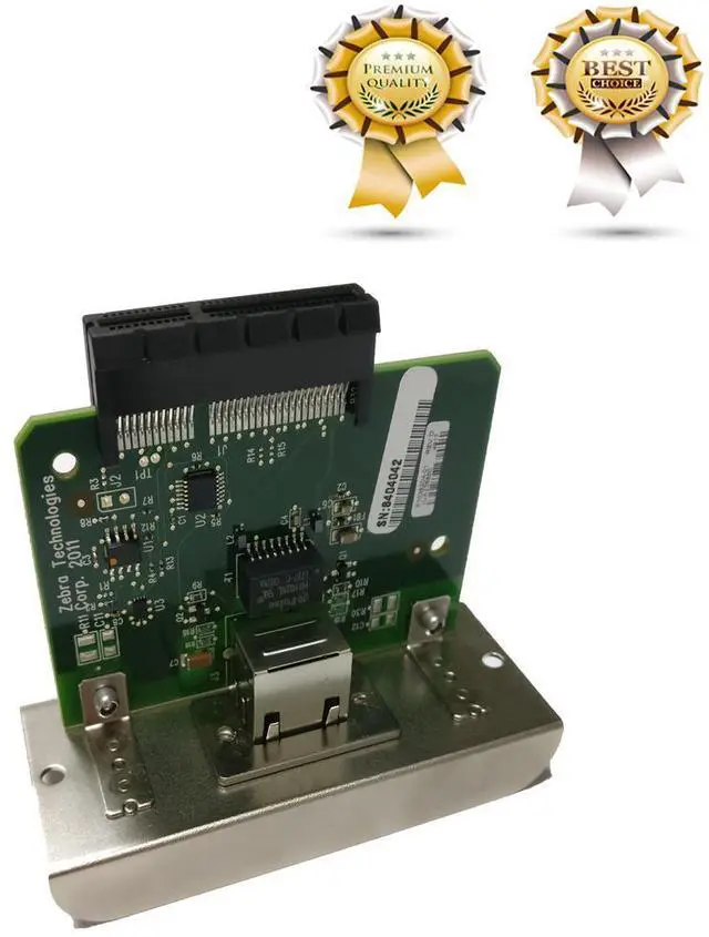 Alt view image 7 of 7 - P1038204-01 Printer Internal Ethernet Print Server Network Card For Zebra ZT210/220/230