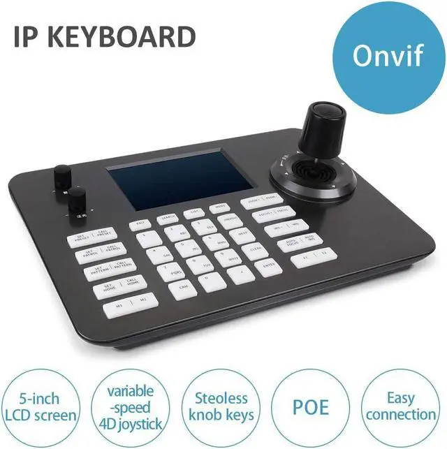 Alt view image 4 of 7 - SMTAV 1PCS POE 30x NDI PTZ Camera and 1PCS 4D POE Joystick Network PTZ Controller Group Sales