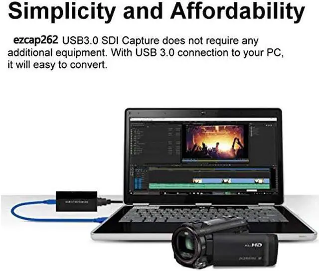 Alt view image 6 of 6 - USB3.0 UVC SDI Video Capture HD video audio to USB3.0 1080P 60FPS