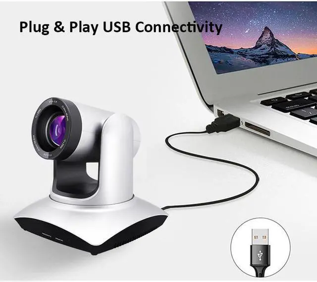 Alt view image 5 of 6 - New 4K 12x USB HDMI Streaming Camera PTZ Video Conference Camera for Church Business Metting