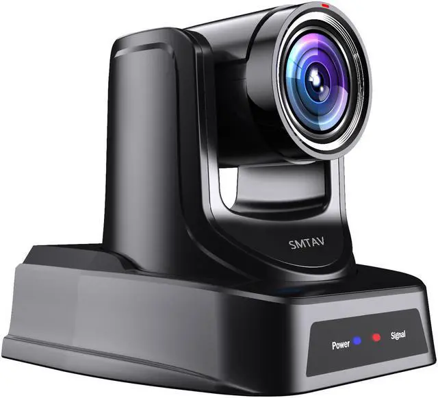 Main image of SMTAV NDI activated Camera, 20x Optical + 16x Digital Zoom,high-Speed PTZ,3G-SDI+HDMI+IP Streaming Outputs, Support NDI, Support POE, Video Conference Camera Black