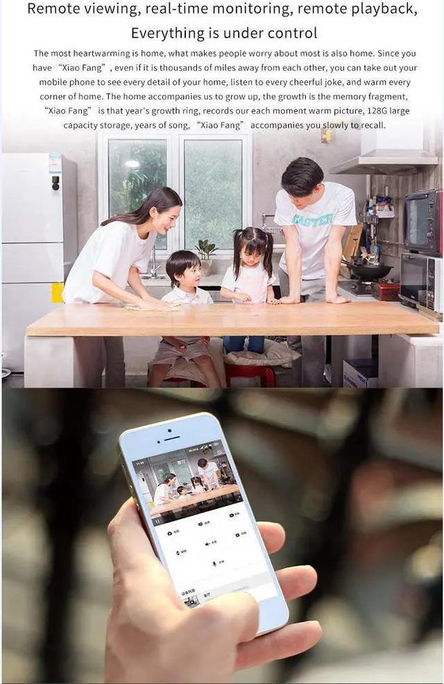 Alt view image 3 of 5 - Small Security Camera Portable WIFI Camera Mini IP Camera Spy Butler Nanny Camera with Wide Angle Video Recorder Remote Viewing Night Vision APP Support