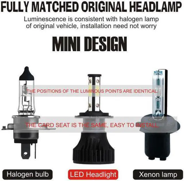 Alt view image 4 of 6 - For Ram ProMaster 1500 2500 3500 Combo LED Headlight High Low Beam Light bulb