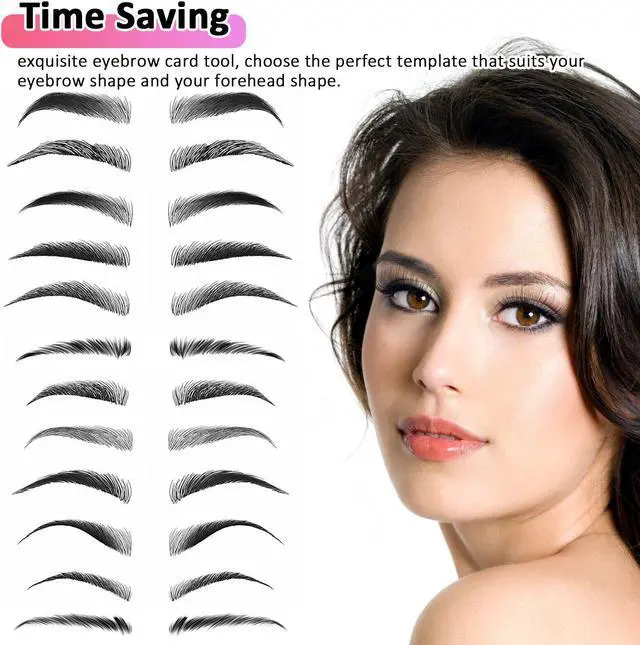 Alt view image 6 of 6 - 24PCS Eyebrow Shaping Stencil Grooming Shaper Stencils Makeup Template Tool Kits
