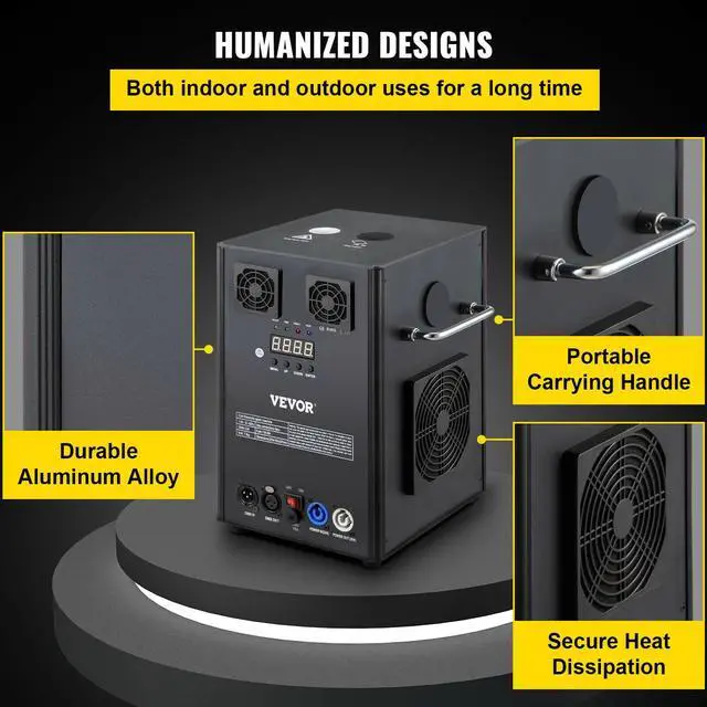 Alt view image 6 of 6 - 1pc 700W Large Cold Spark Firework Machine Stage Effect DMX Machine Party