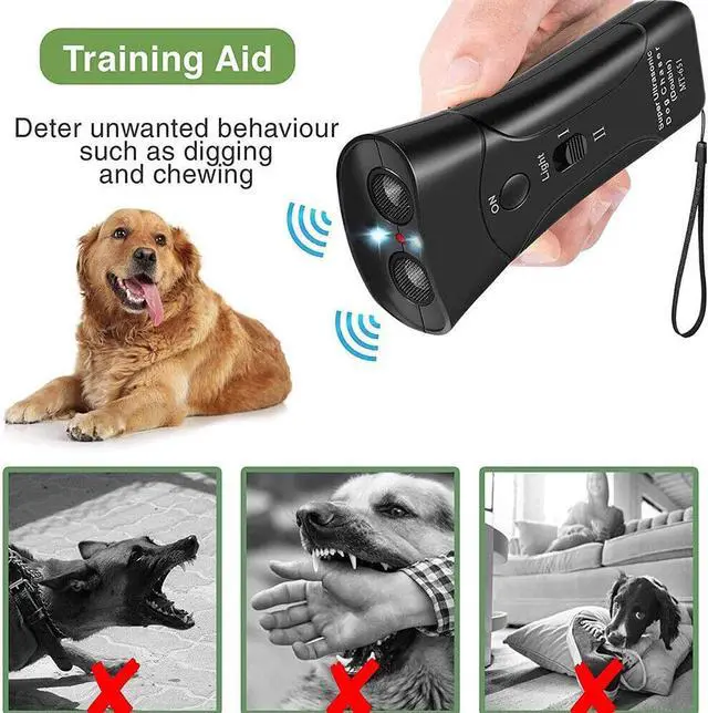 Alt view image 2 of 6 - Ultrasonic Stop Barking Away Anti Bark Control Dog Training Pet Repeller Device