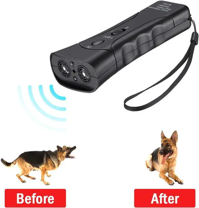 Alt view image 4 of 6 - Ultrasonic Stop Barking Away Anti Bark Control Dog Training Pet Repeller Device