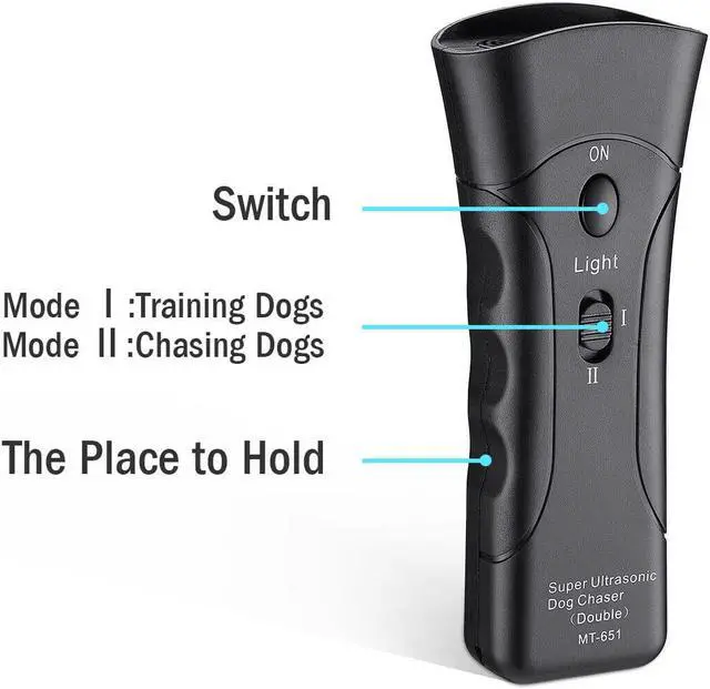 Alt view image 6 of 6 - Ultrasonic Stop Barking Away Anti Bark Control Dog Training Pet Repeller Device
