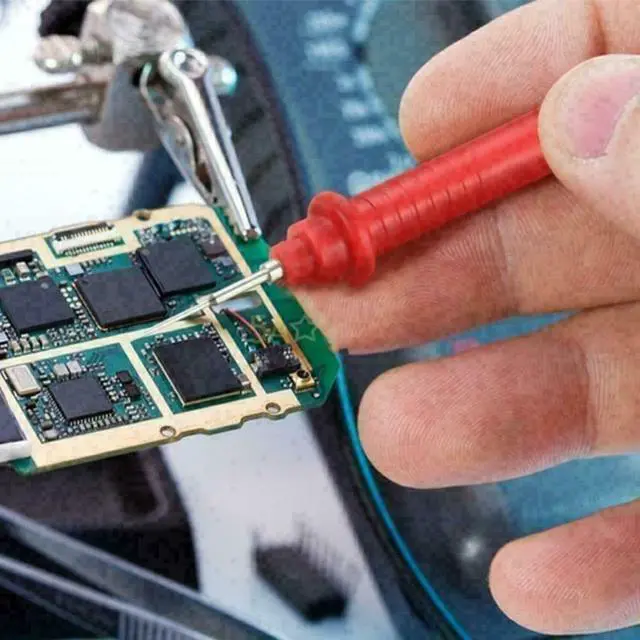 Alt view image 4 of 6 - Handheld TRMS Digital Multimeter Auto Range AC DC Volt Amp Ohm LCD Tester Meter