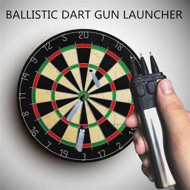 Alt view image 2 of 7 - Toy Self Defensive  BALLISTIC DART GUN PISTOLA LAUNCHER Hunting Shooting Shooter New Tactical Tool Silent Shooting