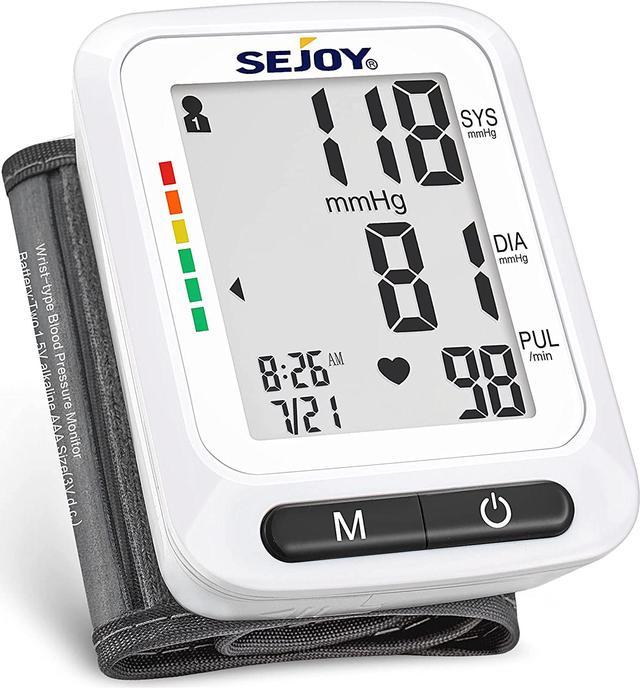 Blood Pressure Monitor XL Wrist Cuff 5.3-8.5 Inches, Automatic
