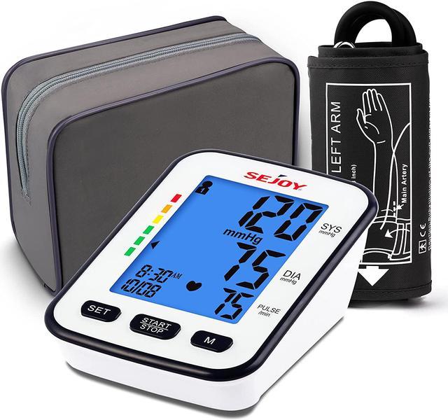 Automatic Blood Pressure Monitor, Upper Arm Large Adjustable Cuff