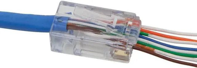 Alt view image 7 of 7 - Klein Tools VDV226-110 Ratcheting Modular Cable Crimper / Wire Stripper / Wire Cutter, for RJ11/RJ12 Standard and RJ45 Pass-Thru Connectors