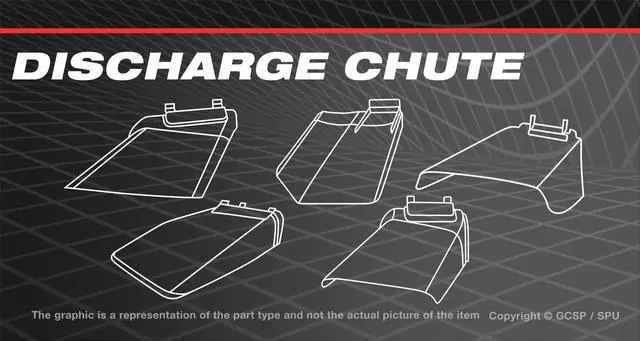 Main image of Discharge Chute For Troy Bilt TB320XP Lawn Mowers 12AVO2A3766