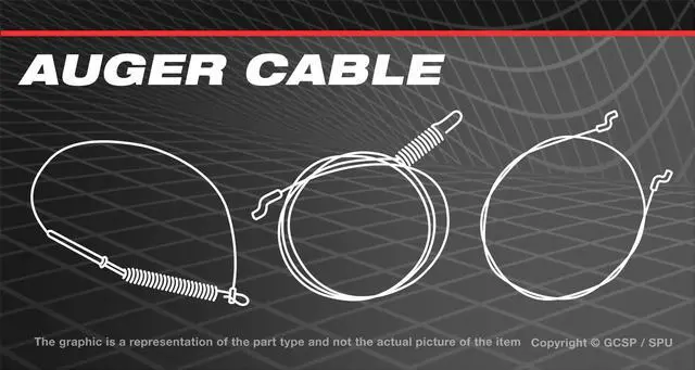 Main image of Auger Cable For Craftsman SB470 Snow Blower CMXGBAM1054543 31AM6CSG793