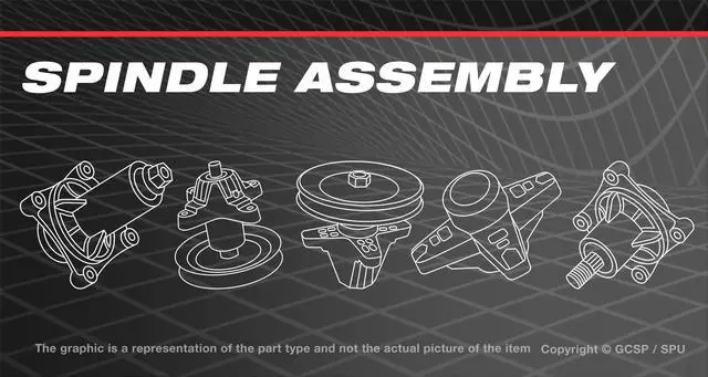 Main image of Deck Spindle Assembly For Murray M115-38 Riding Mower 13AC77LF058