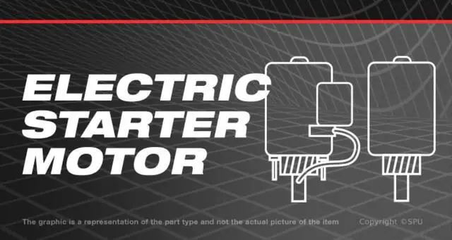 Main image of Electric Starter Motor For Troy Bilt Squall 2100 Snow Blowers Throwers 21" 208cc