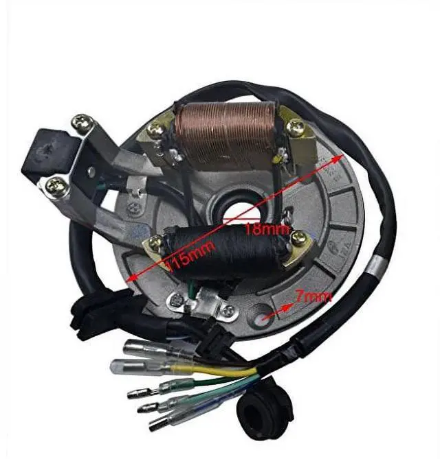 Alt view image 2 of 3 - Lumix GC Stator Alternator Winding Magneto For 50cc 70cc Honda Z50 CT70 CL70 SL XL70 Mini Trail Bike