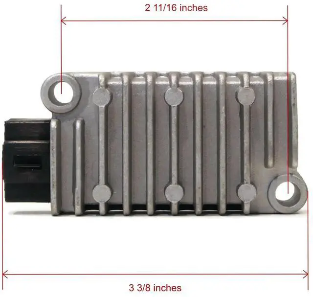 Alt view image 2 of 7 - Lumix GC Voltage Regulator Rectifier for Yamaha Venture 500 600 VT500 VT600 Snow Mobile