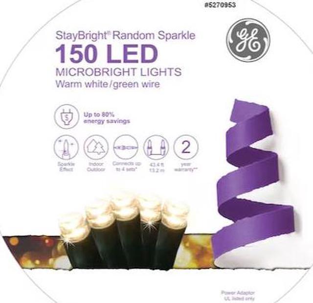 GE ON 450-Count 93.1-ft Multicolor Incandescent Plug-In Christmas String Lights GE ON 450-Count 93.1-ft Multicolor Incandescent Plug-In Christmas String Lights