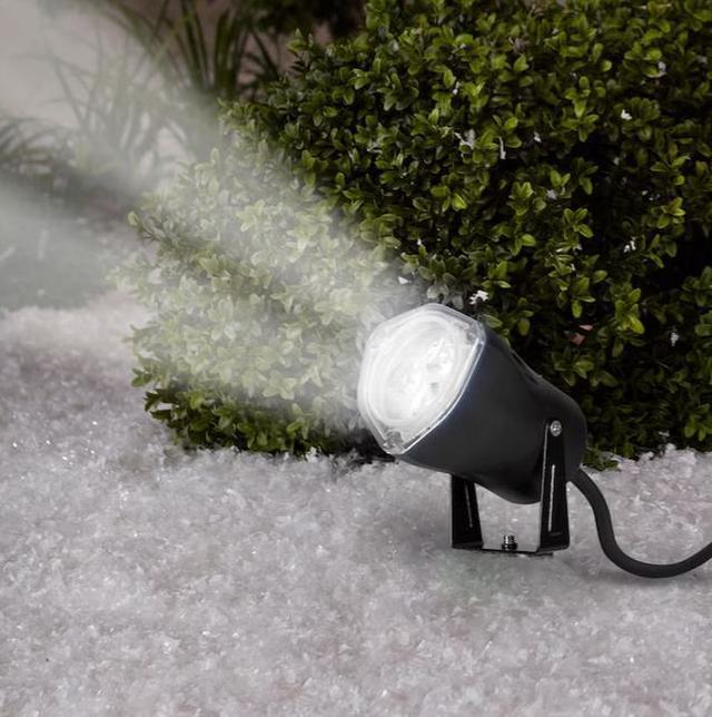 LightShow Constant White LED Solid Christmas Indoor/Outdoor Light Show Projector