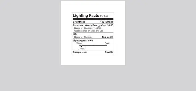 Alt view image 3 of 3 - GE Reveal HD 60-Watt EQ G25 Color-enhancing Medium Base (e-26) Dimmable LED Light Bulb (2-Pack)Item #952475 |
Model #42698