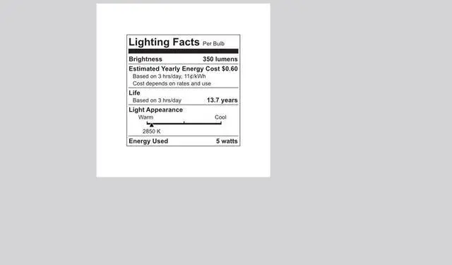 Alt view image 3 of 5 - GE Reveal HD 40-Watt EQ A19 Color-enhancing Medium Base (e-26) Dimmable LED Light Bulb (4-Pack) Item #952361 |
Model #44906