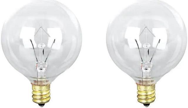 20 Watt Soft White 2700K G12 1 2 Candelabra E12 Base Dimmable Incandescent Light Bulb 2 Pack Feit Electric BP20G121 2 HDRP 1004483026