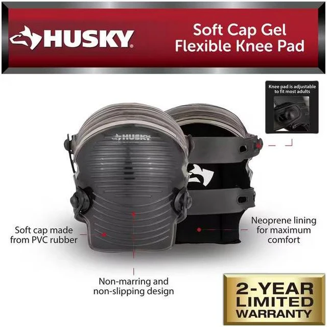 Alt view image 2 of 3 - Soft Cap Gel Flexible Work Knee Pads (1-pair) Husky # HD11990
# 1004308683