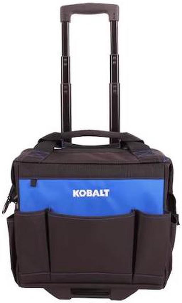 Kobalt Blue Black Polyester 14 in Rolling Tool Bag kobalt GP 62570 2416940 Newegg
