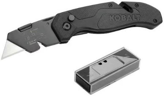 Kobalt Speed Release 3 4 in 11 Blade Folding Utility Knife kobalt 56653 607963 Newegg