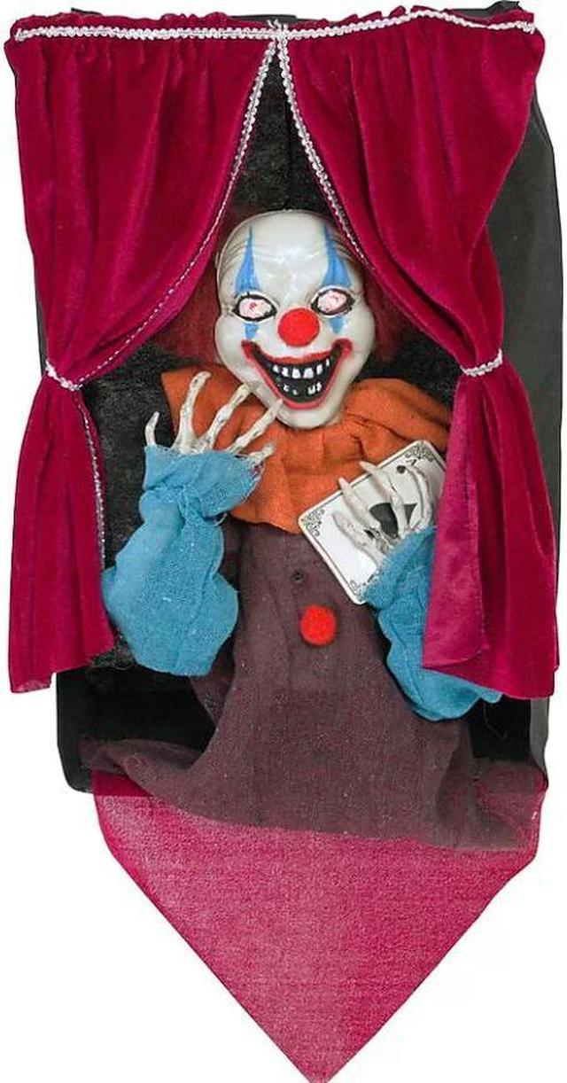 Animatronic newest Light-Up Talking Ice Scream Clown Yard Stake, 7.5ft - Halloween Prop